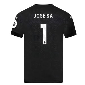 2025-2026 Wolves Goalkeeper Home Shirt (Black) (Jose Sa 1)