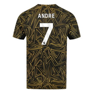 2025-2026 Wolves Home Pre-Match Shirt (Black) (Andre 7)