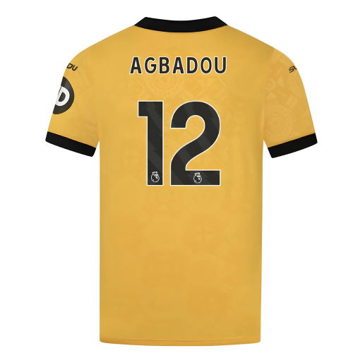 2025-2026 Wolves Home Shirt (Agbadou 12)