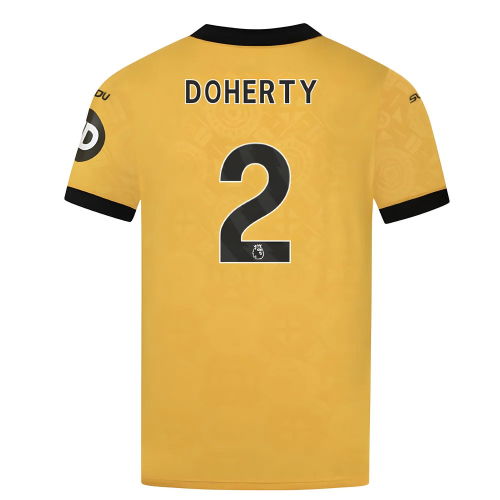 2025-2026 Wolves Home Shirt (Doherty 2)