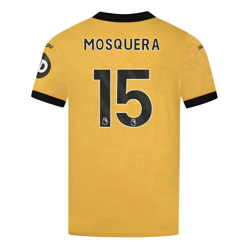 2025-2026 Wolves Home Shirt (Mosquera 15)