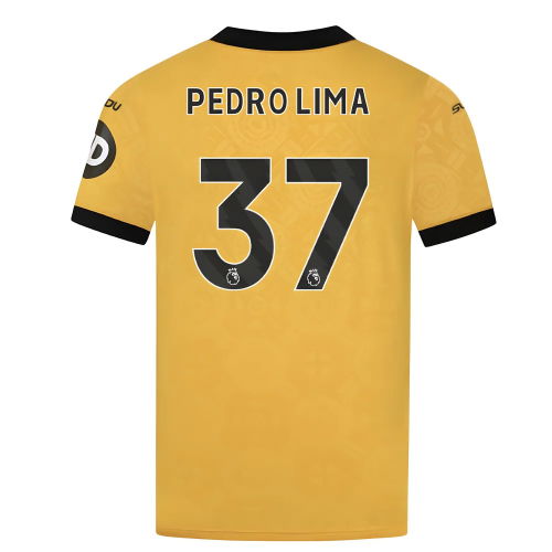 2025-2026 Wolves Home Shirt (Pedro Lima 37)