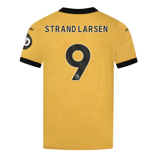 2025-2026 Wolves Home Shirt (Strand Larsen 9)