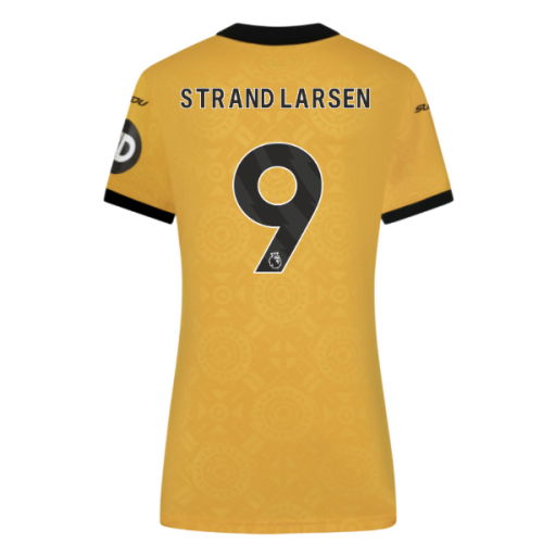 2025-2026 Wolves Home Shirt (Womens) (Strand Larsen 9)