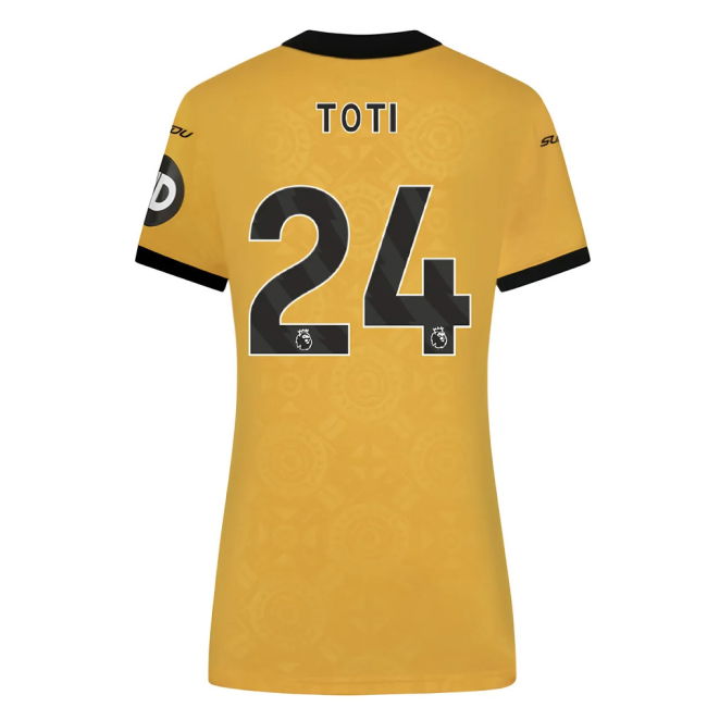 2025-2026 Wolves Home Shirt (Womens) (Toti 24)
