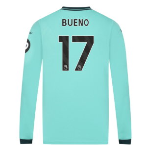 2025-2026 Wolves Long Sleeve Away Shirt (Bueno 17)