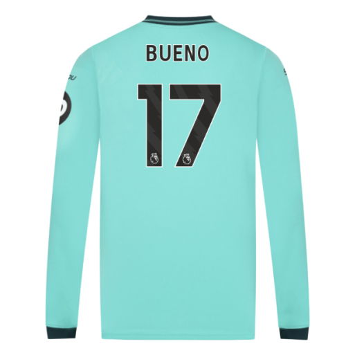 2025-2026 Wolves Long Sleeve Away Shirt (Bueno 17)