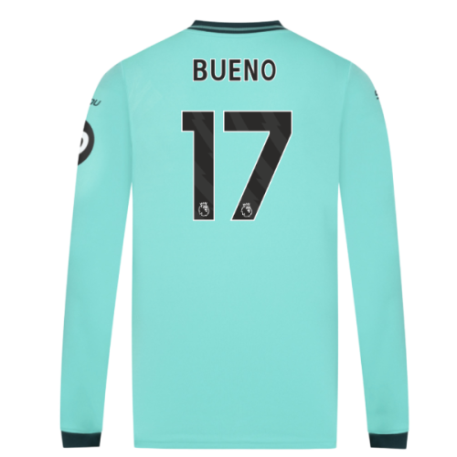 2025-2026 Wolves Long Sleeve Away Shirt (Bueno 17)
