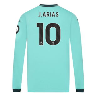 2025-2026 Wolves Long Sleeve Away Shirt (J.Arias 10)