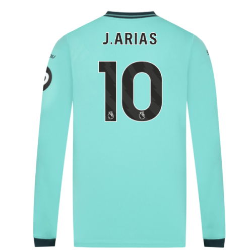 2025-2026 Wolves Long Sleeve Away Shirt (J.Arias 10)