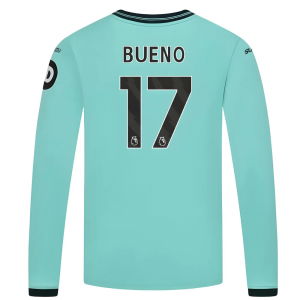 2025-2026 Wolves Long Sleeve Away Shirt (Kids) (Bueno 17)