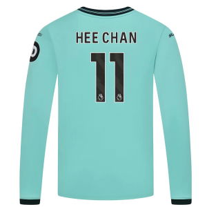2025-2026 Wolves Long Sleeve Away Shirt (Kids) (Hee Chan 11)