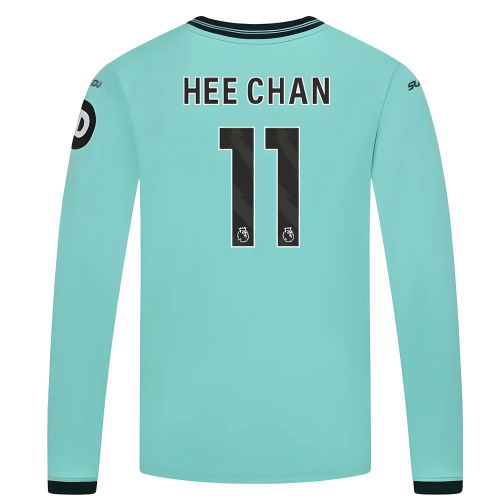 2025-2026 Wolves Long Sleeve Away Shirt (Kids) (Hee Chan 11)