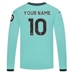 2025-2026 Wolves Long Sleeve Away Shirt (Kids)