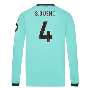 2025-2026 Wolves Long Sleeve Away Shirt (S.Bueno 4)