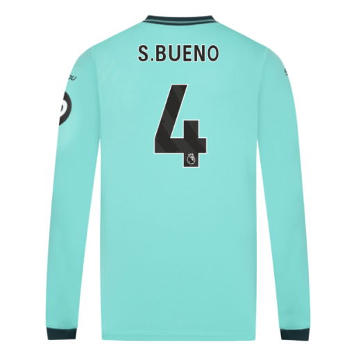 2025-2026 Wolves Long Sleeve Away Shirt (S.Bueno 4)