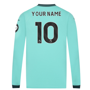 2025-2026 Wolves Long Sleeve Away Shirt