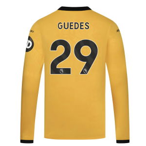 2025-2026 Wolves Long Sleeve Home Shirt (Guedes 29)