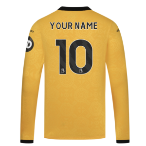 2025-2026 Wolves Long Sleeve Home Shirt