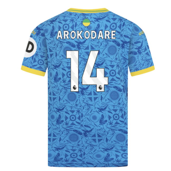 2025-2026 Wolves Third Shirt (Kids) (Arokodare 14)