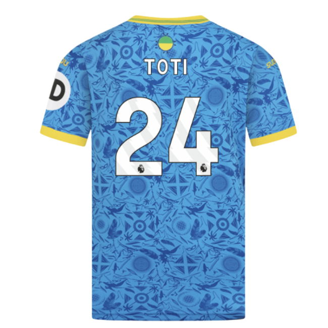 2025-2026 Wolves Third Shirt (Kids) (Toti 24)