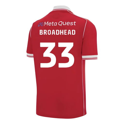 2025-2026 Wrexham Home Shirt (Broadhead 33)