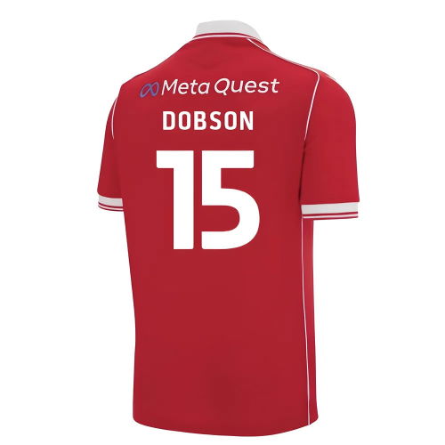 2025-2026 Wrexham Home Shirt (Kids) (Dobson 15)