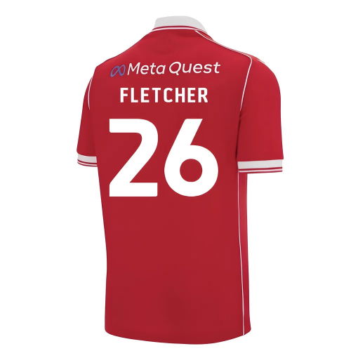 2025-2026 Wrexham Home Shirt (Kids) (Fletcher 26)