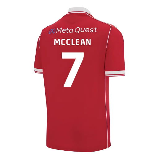 2025-2026 Wrexham Home Shirt (Kids) (McClean 7)