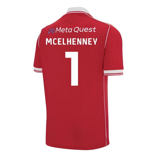 2025-2026 Wrexham Home Shirt (Kids) (McElhenney 1)