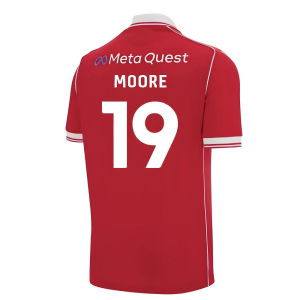2025-2026 Wrexham Home Shirt (Kids) (Moore 19)