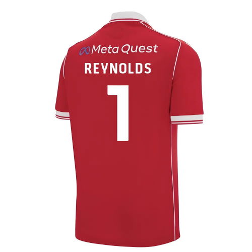 2025-2026 Wrexham Home Shirt (Kids) (Reynolds 1)