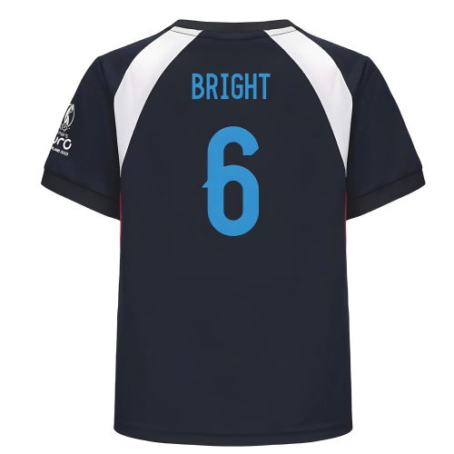 2025 England WEC Poly T-Shirt (Navy) - Kids (BRIGHT 6)