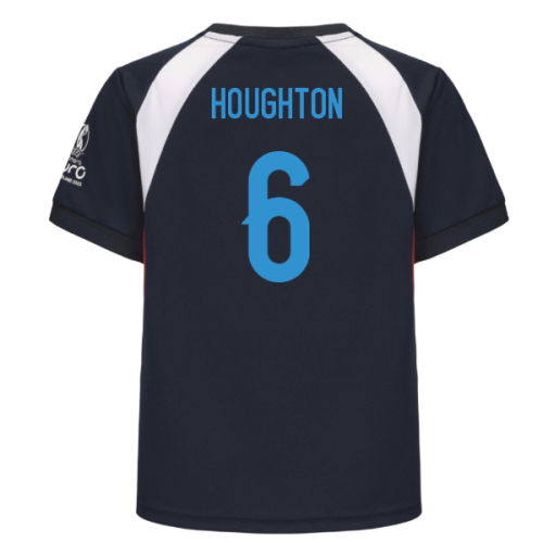 2025 England WEC Poly T-Shirt (Navy) - Kids (HOUGHTON 6)