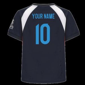 2025 England WEC Poly T-Shirt (Navy) - Kids
