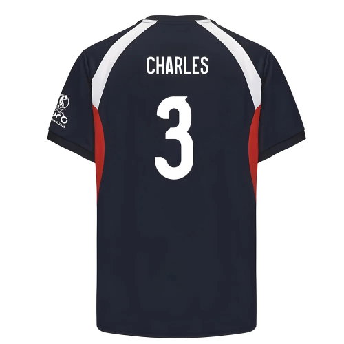 2025 England WEC Poly T-shirt (Navy) - Mens (CHARLES 3)