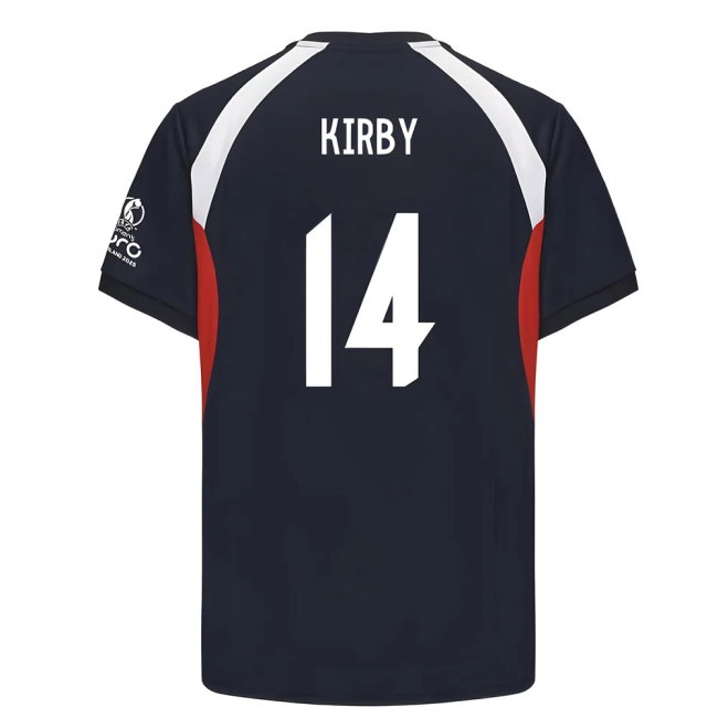 2025 England WEC Poly T-shirt (Navy) - Mens (KIRBY 14)