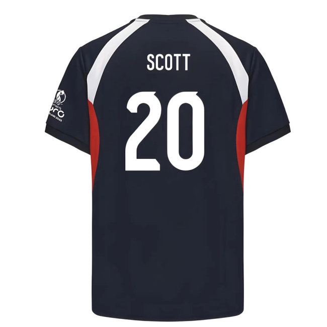 2025 England WEC Poly T-shirt (Navy) - Mens (SCOTT 20)