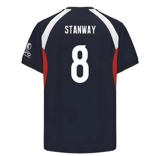 2025 England WEC Poly T-shirt (Navy) - Mens (STANWAY 8)