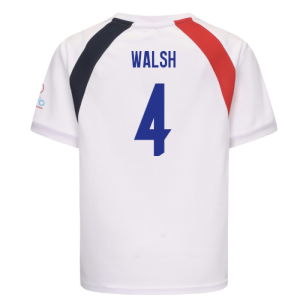 2025 England WEC Poly T-Shirt (White) - Kids (WALSH 4)