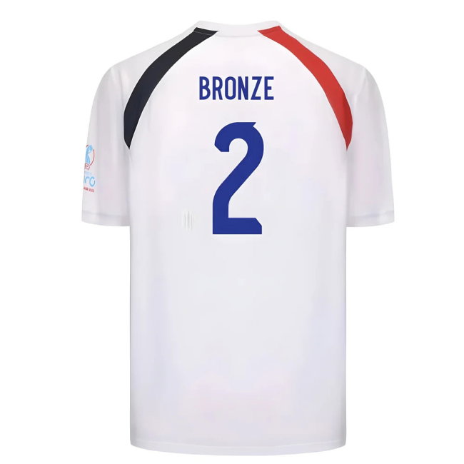 2025 England WEC Poly T-Shirt (White) - Mens (BRONZE 2)