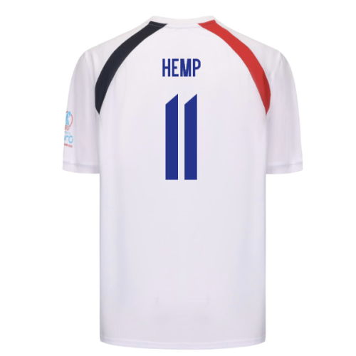 2025 England WEC Poly T-Shirt (White) - Mens (HEMP 11)