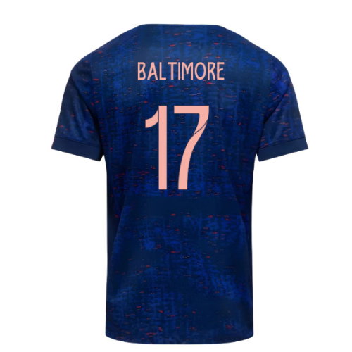 2025 France Womens Team Home Shirt (Kids) (Baltimore 17)