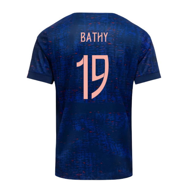 2025 France Womens Team Home Shirt (Kids) (Bathy 19)