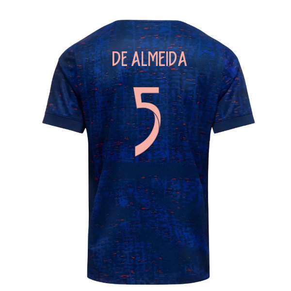 2025 France Womens Team Home Shirt (Kids) (De Almeida 5)