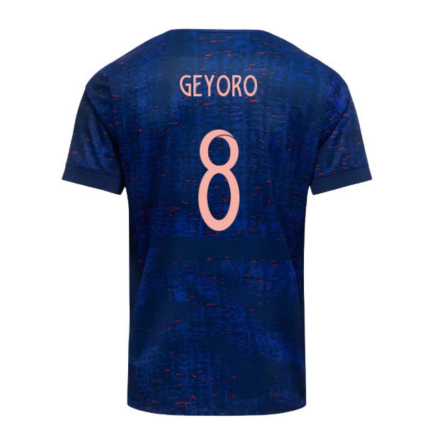 2025 France Womens Team Home Shirt (Kids) (Geyoro 8)