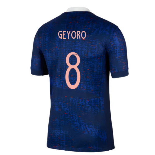 2025 France Womens Team Home Shirt (Unisex) (Geyoro 8)