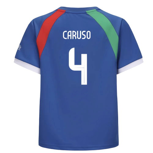 2025 Italy WEC Poly T-shirt (Blue) - Kids (Caruso 4)