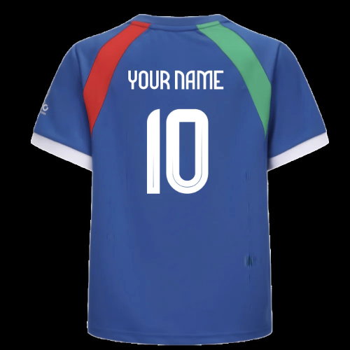 2025 Italy WEC Poly T-shirt (Blue) - Kids (Your Name)