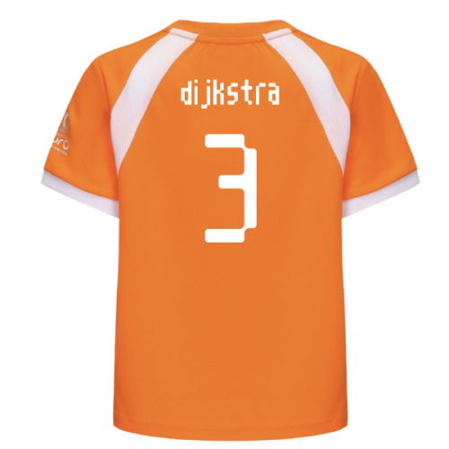 2025 Netherlands WEC Poly T-shirt (Orange) - Kids (Dijkstra 3)